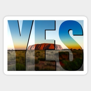 Vote YES to Indigenous Voice To Parliament Australia Sticker